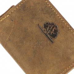 Kožená peněženka Greenburry mini ZIP 1683-25 hněd č.8