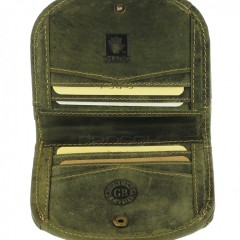 Kožená peněženka Greenburry 332-30 olivová č.9