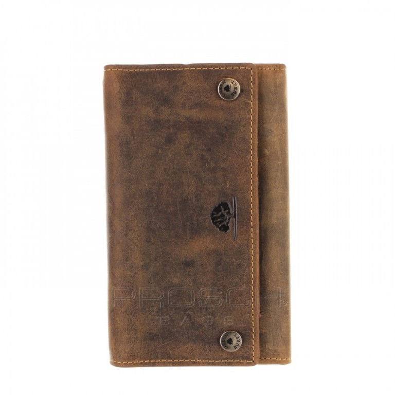 Kožená peněženka Greenburry 1820-S-25 Brown